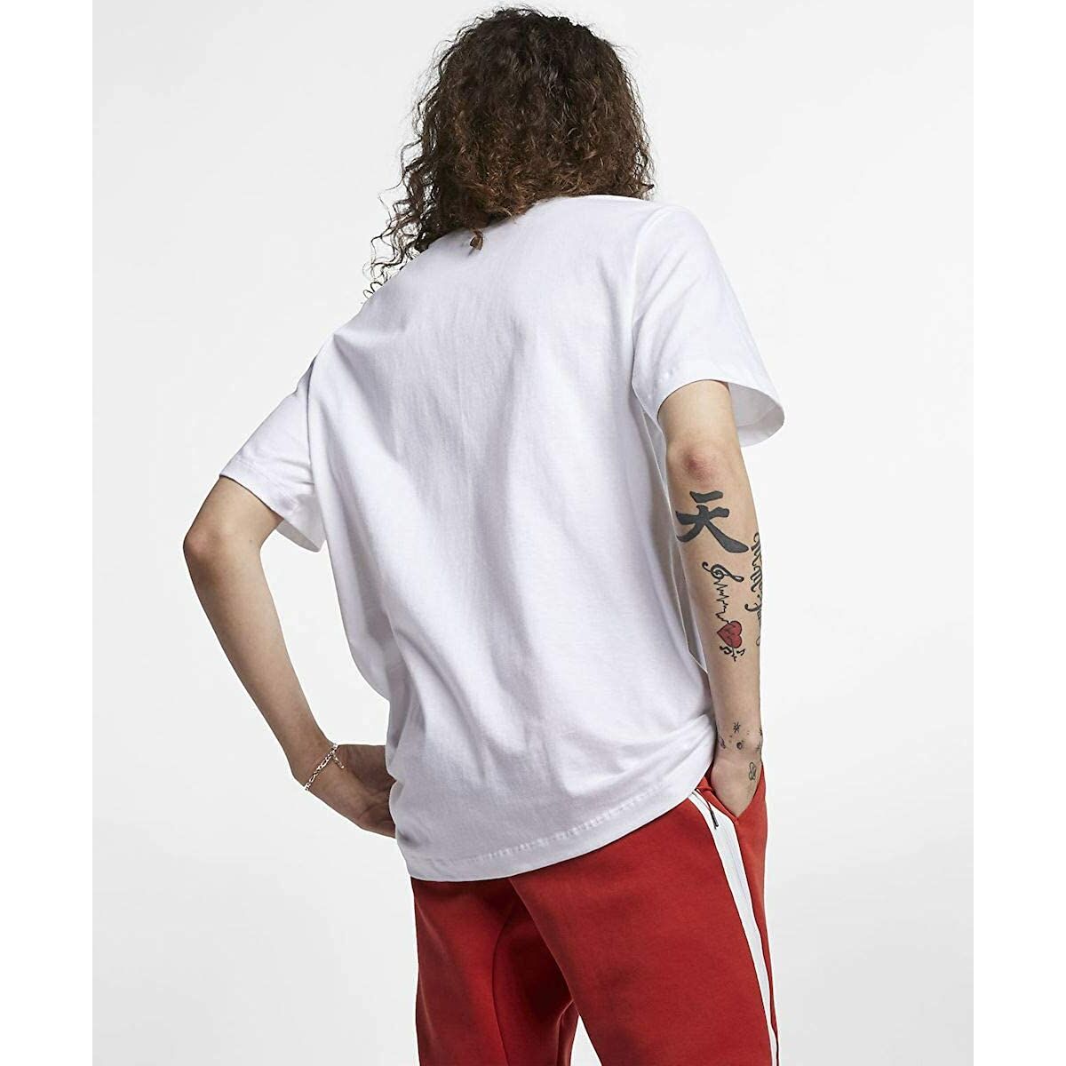 T-shirt a maniche corte da uomo Nike AR4997 101 Bianco da uomo