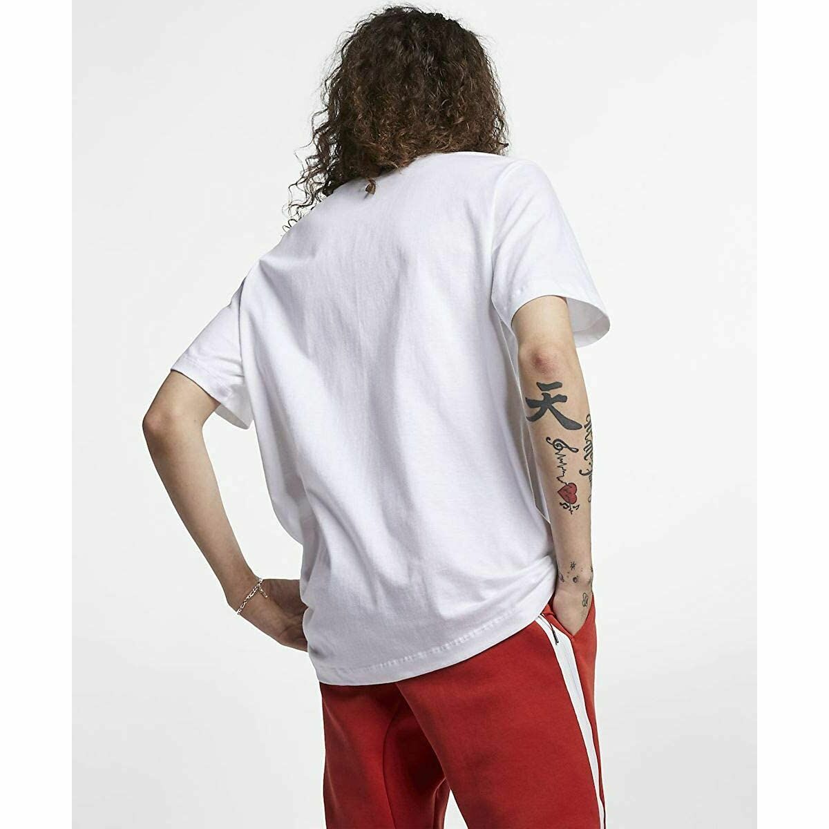 T-shirt a maniche corte da uomo Nike AR4997 101 Bianco da uomo