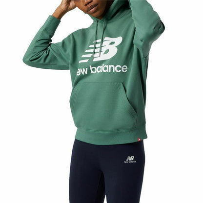 Felpa con cappuccio da uomo New Balance Essentials Stacked