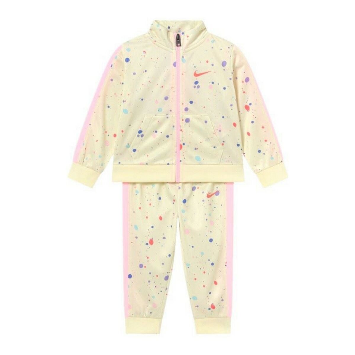 Tuta da bambino Nike Tricot Beige unisex