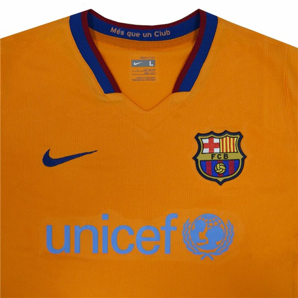 T-shirt da calcio Nike Futbol Club Barcelona 07-08 Away