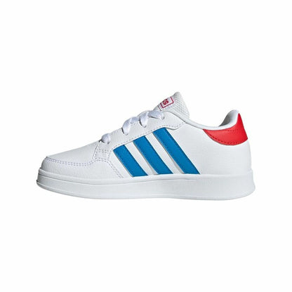 Scarpe Sportive per Bambini Adidas Breaknet Bianche