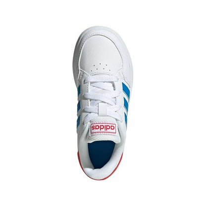 Scarpe Sportive per Bambini Adidas Breaknet Bianche