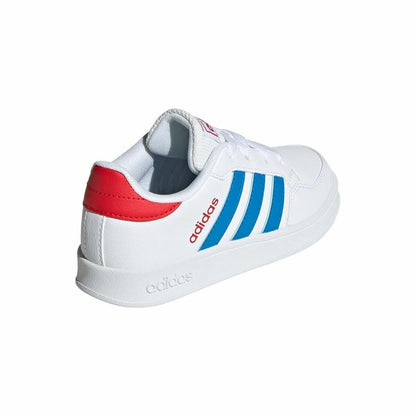 Scarpe Sportive per Bambini Adidas Breaknet Bianche