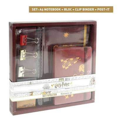 Set Cancelleria Harry Potter Grifondoro Rosso (6 pz)