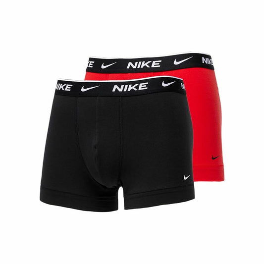 Confezione di mutande Nike Trunk Nero Rosso